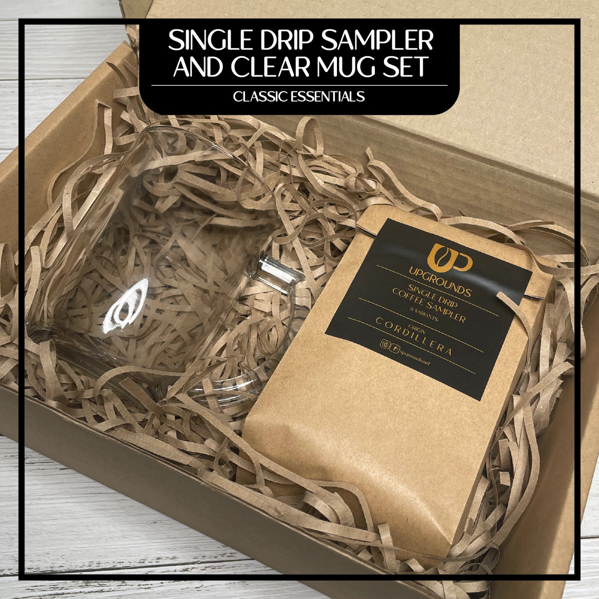 Single Drip Sampler and Clear Mug Set | Upgrounds