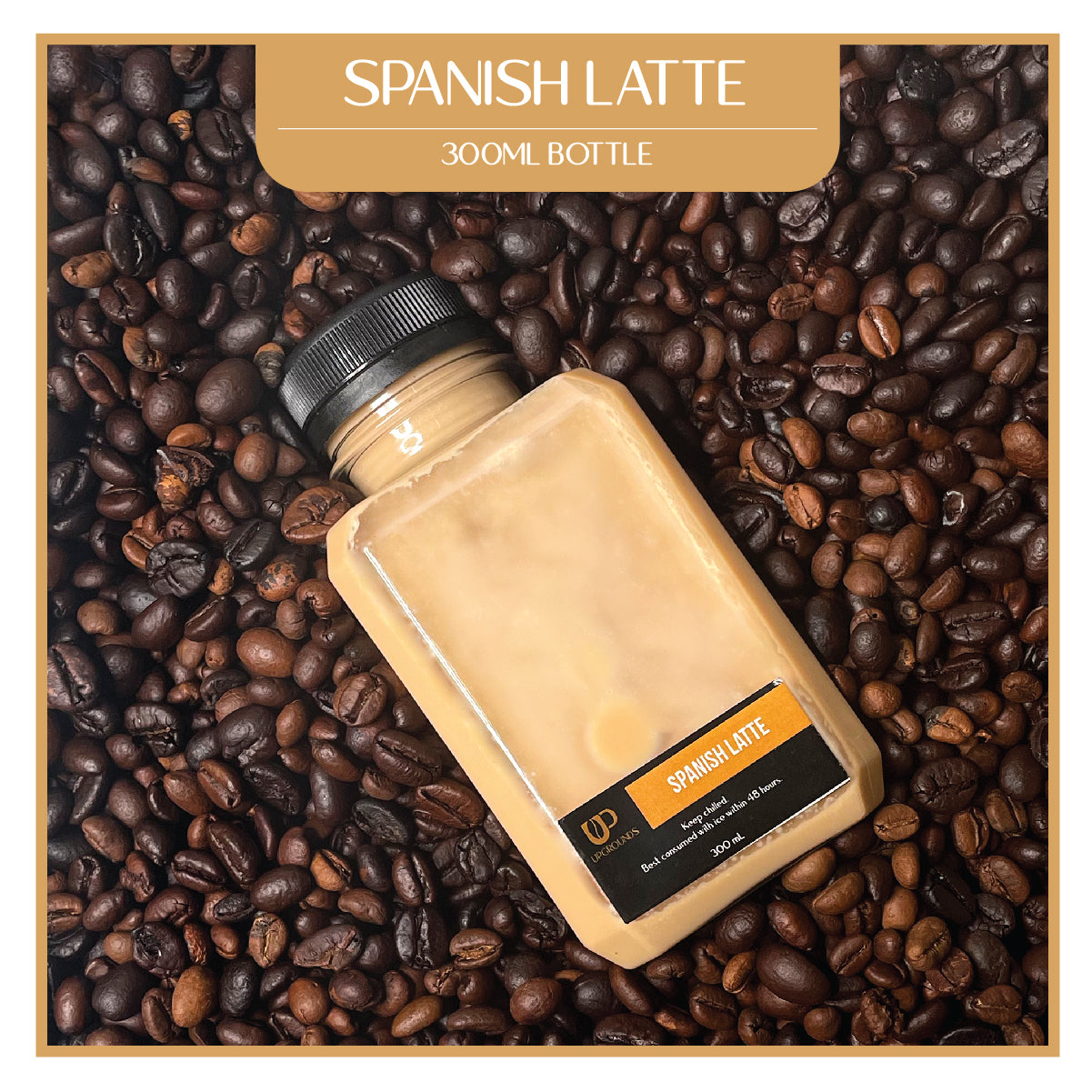 Spanish Latte 300ml Bottled | Upgrounds