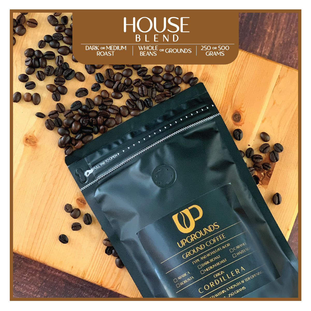 Blended Coffee | House Blend | Upgrounds