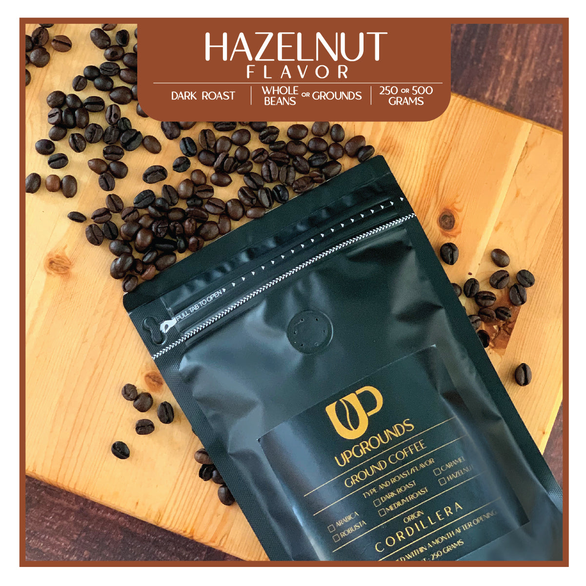 Flavored Coffee | Hazelnut | Upgrounds